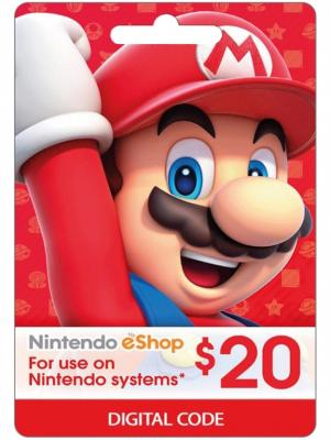 NINTENDO ESHOP 20 USD